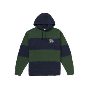 Supreme x Nike Stripe Hooded Sweatshirt Navy Navy 258957