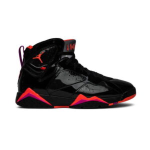 Wmns Air Jordan 7 Retro Black Gloss Sneakers 313358 006