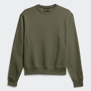 adidas Pharrell Williams Basics Crewneck Sweatshirt Olive Cargo Olive Cargo 265370