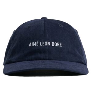 Baseball Cap Aime Leon Dore Brushed Nylon Hat Navy Cream 278277