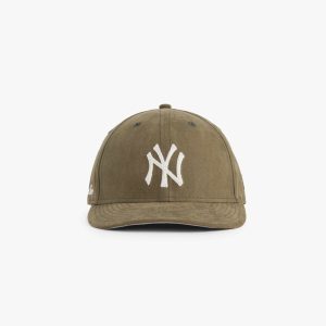 Aime Leon Dore x New Era Brushed Nylon Yankees (2021) Hat Olive Blue 277836