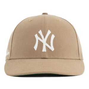 Aime Leon Dore x New Era Chain Stitch Yankees Hat Tan White 278146