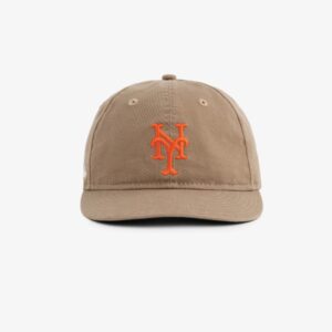 Aime Leon Dore x New Era Washed Chino Mets Baseball Cap (2021) Hat Khaki Pink 278463