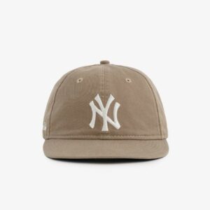 Aime Leon Dore x New Era Washed Chino Yankees Baseball Cap (2021) Hat Khaki White 279086