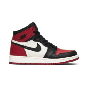 Air Jordan 1 Retro High OG BG Bred Toe Sneakers Black 575441 610