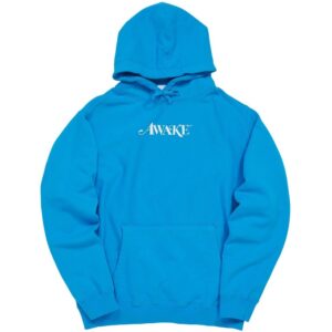 Awake Classic Logo Hoodie Blue Black 285511