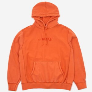 Awake Embroidered Logo Hoodie Red Orange Violet 284969