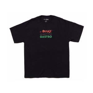 Awake Ghetto Gastro Logo Lock Tee Black Green 284522