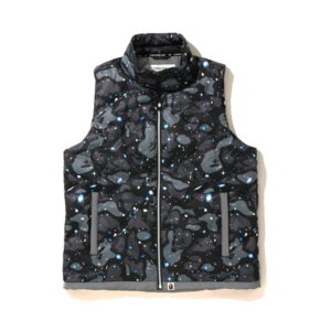 BAPE Space Camo Down Vest Black Black 273728