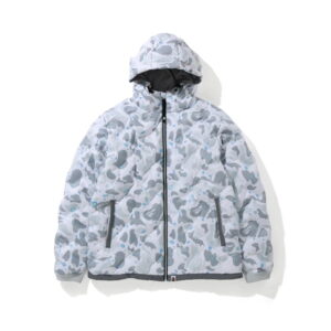 Down Jacket BAPE Space Camo Hoodie Down Jacket White White 273787