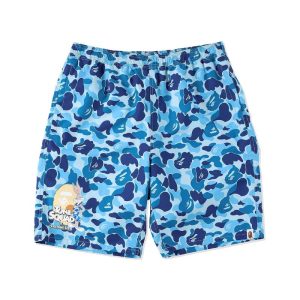 BAPE x Space Jam ABC Camo Beach Shorts Shorts Blue Blue 273959