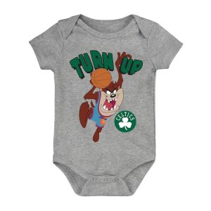 Boston Celtics Turn Up Taz Bodysuit – Newborn Gray 270950