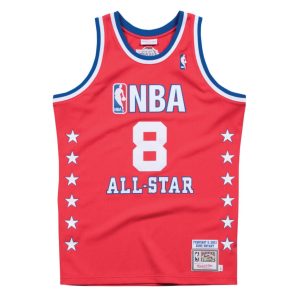 Mitchell & Ness Kobe Bryant 2003 All Star Game Hardwood Classics Throwback NBA Authentic Jersey Red 272659