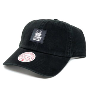 Mitchell & Ness Milwaukee Bucks NBA Box Out Strapback Dad Hat Pink 278191