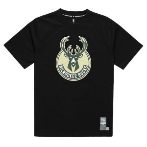 NBA Essentials Milwaukee Bucks Team Logo NBA T-Shirt Grey 278885