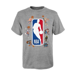 NBA Space Jam Squad Up NBA Logoman T-Shirt – Youth Gray 271638