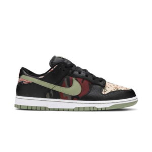 Nike Dunk Low SE Black Multi-Camo White DH0957 001