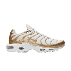 Sneakers Wmns Nike Air Max Plus White Gold Silver 605112 054