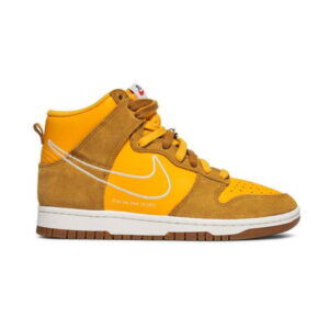 Sneakers Wmns Nike Dunk High First Use University Gold Red DH6758 700