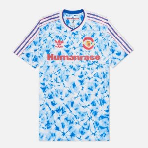 adidas Manchester United Human Race Jersey White/Bold Blue White 275421