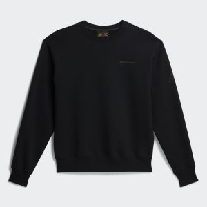 adidas x Pharrell Williams Basics Sweatshirt (Gender Neutral) Crewneck Sweatshirt Black Black 268049