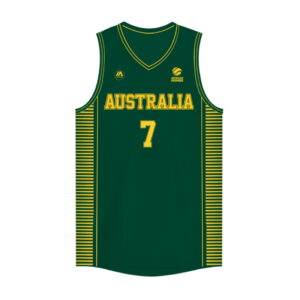 iAthletic Joe Ingles Australian Boomers National Away Green Jersey Basketball Jersey Pink 279355