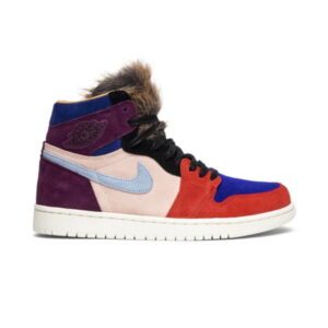 Aleali May x Wmns Air Jordan 1 Retro High Court Lux Sneakers Blue BV2613 600