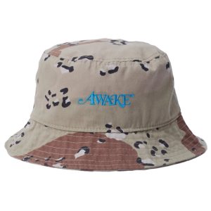 Panama Awake Classic Logo Bucket Hat Camo Pink 292777