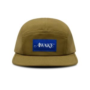 Awake Classic Logo Camp Cap Moss Baseball Cap Brown 288368