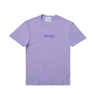 Awake Classic Logo Tee Purple Black 286519