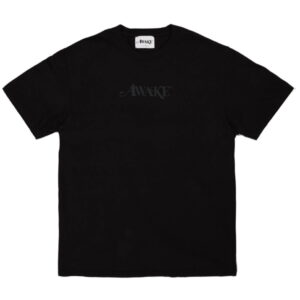 Awake Classic Logo Tee Washed Black Cream 285895