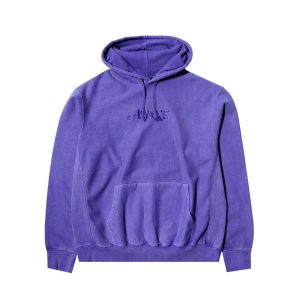 Awake Embroidered Logo Hoodie Purple Orange 287515