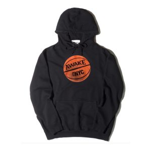 Awake Hoop Hoodie Black White 292225