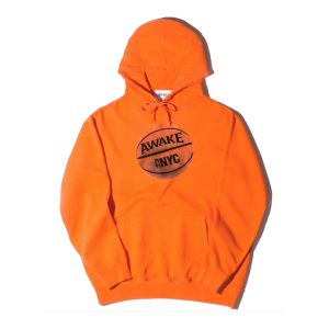 Awake Hoop Hoodie Orange Grey 292246