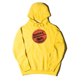 Awake Hoop Hoodie Yellow Pink 292232