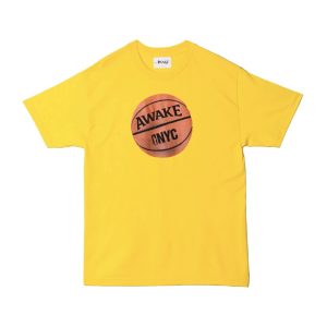 Awake Hoop Tee Yellow Green 291507