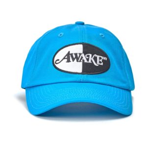 Baseball Cap Awake Logo Patch Hat Turquoise Black 291309