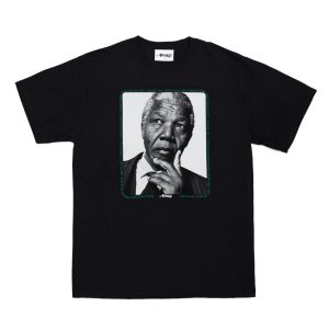 Awake Mandela Tee Black Black 287570