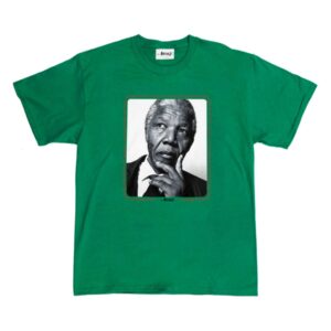 Awake Mandela Tee Green White 287593