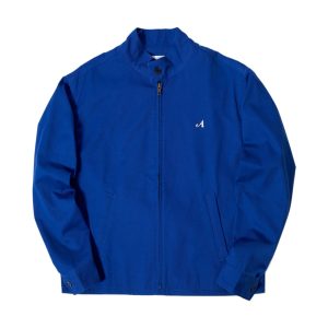 Awake Split Logo Harrington Patch Jacket Blue Cream 291671