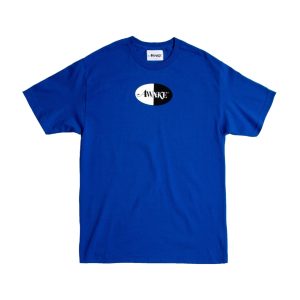 Awake Split Logo Tee Royal Blue Silver 291480