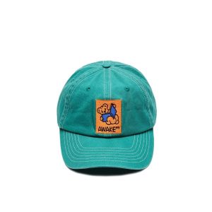 Awake Teddy Hat Teal White 291220