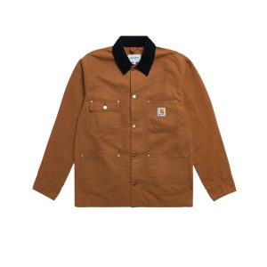 Awake x Born X Raised Carhartt WIP Chore Coat Brown White 291127