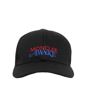 Awake x Moncler Logo Lock Hat Black Tang 291200