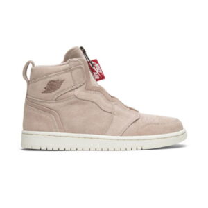 Sneakers Wmns Air Jordan 1 High Zip Partical Beige Red AQ3742 205