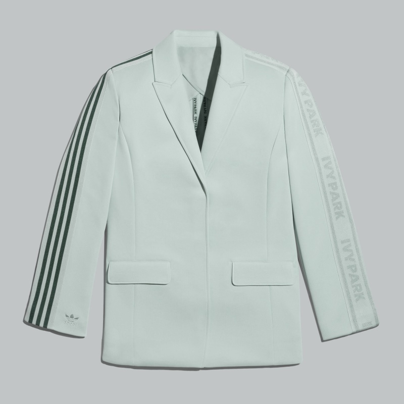 adidas Ivy Park 3-Stripes Suit Jacket Green Tint/Dark Green White 306101