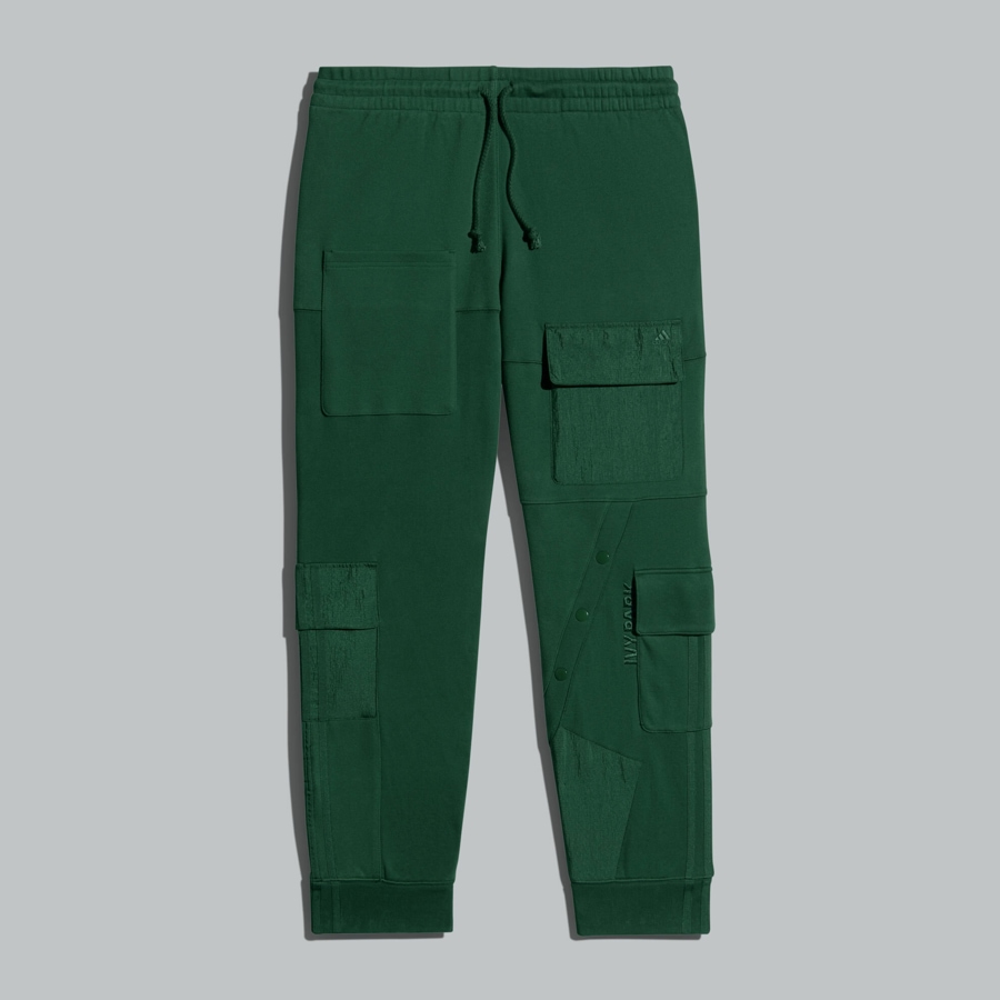 adidas Ivy Park Cargo Sweat Pants (Gender Neutral) Dark Green Brown 296581