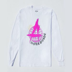 T-Shirt A$AP Worldwide Anarchy Longsleeve White Tang 308581