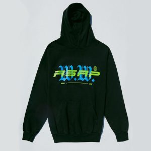 A$AP Worldwide Hoodie Black Orange 308491