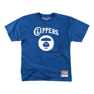 Aape x Mitchell & Ness San Diego Clippers Tee Navy Blue 308302